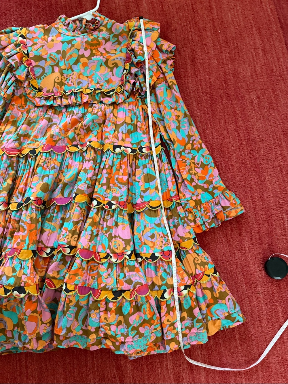 Celia B Vibrant Floral Long Sleeve Dress - Picture 7 of 8